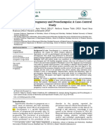 Anxiety During Pregnancy and Preeclampsia: A Case-Control Study