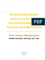 2018 Libro Interacción Sísmica Suelo-Estructura en Edificaciones Con Plateas de Cimentación