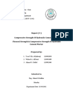 Compressive of Cement