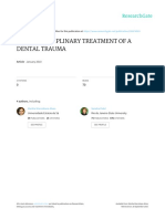 A Multidisciplinary Treatment of A Dental Trauma Trauma Dentara