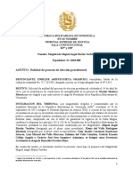 Admisión Nulidad Eleccion de Nicolás Maduro Moros 