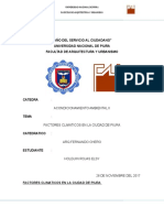 Factores Climaticos en Piura