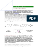 Reduction of Aldehydes and Ketones: Hydrogen Transfer Redox Reactions