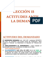 Actitudes Del Demandado Ante La Demanda 15