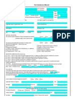 PPAP Part Submission Warrant