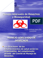 Manejo de Desechos Sanitarios