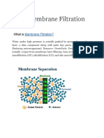 What Is Membrane Filtration