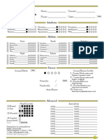 Exalted Character Sheet