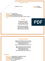 12 Weekly Planning For English - November 18th, 2013