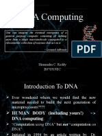 DNA Computing: Himanshu C. Reddy B070319EC