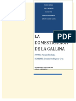 La Domesticación de La Gallina