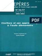 Repères Nº 26-27 - 2002-2003