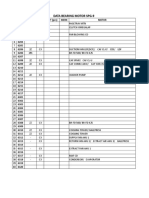 Data Bearing Motor Spg-9: NO TYPE 2Z/Z/-/RS C3/-DEPT (PCS) Merk Motor