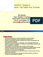 Radiation Targets 2: Cell Proliferation, Cell Death and Survival