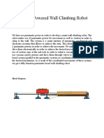 Pneumatic Powered Wall Climbing Robot: Block Diagram