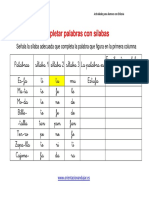 (Microsoft Word - Ejercicios para Niños Con Dislexia Completar Palabras Con Sílabas) PDF