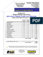 22306C Approximate Shipping Weight and Dimensions