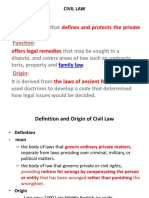 Civil Law - Definitions, Branches, Examples