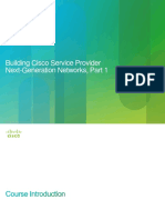 Building Cisco Service Provider Next-Generation Networks, Part 1