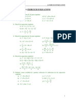 4 Exercicis Equacions 4t