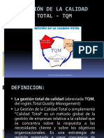 Gestion de La Calidad Total - TQM