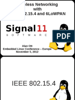 Wireless Networking With IEEE 802.15.4 and 6LoWPAN