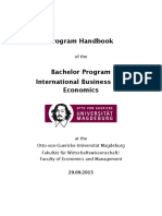 OVGU IBE Program Handbook