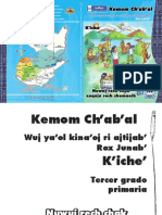 Cuaderno de Trabajo Tercero Primaria Kemon Ch'Abäl K'iche' LT 1º