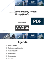 Automotive Industry Action Group (AIAG) : John Romankiw