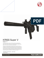 Kriss Super V Papercraft 1:1