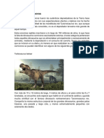 Dinosaurios Carnívoros