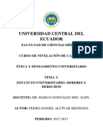 Estatuto Universitario