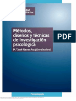 Métodos Diseños y Técnicas de Investigación Psicológica 01