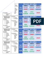 Horario Del Taller