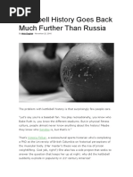 Kettlebell History Goes Back Much Further Than Russia