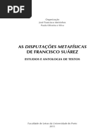 As Disputações Metafisicas de Francisco Suarez - Estudos e Antologia de Textos PDF