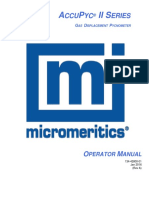 AccuPyc II Series Operator Manual