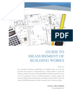 Guide To Meas. of Bldg. Wrks.