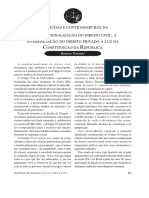 TEPEDINO, Gustavo. Marchas e Contramarchas Da Constitucionalização Do Direito Civil PDF