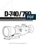 4x & 6x Night Vision Weapon Sights Operator Manual