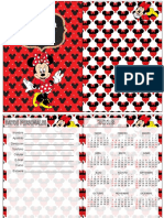 Agenda Minnie Roja