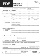 FEC Statement of Organization Campaign Committee Filings For Ian Conyers For Congress 12-11-2017