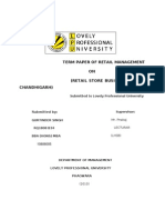 Term Paper of Retail Management ON (Retail Store Business Plan in Chandhigarh)