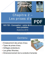 Chapitre 2 - Les Prises D'eau