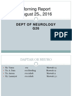 Morning Report Neuro-2 August