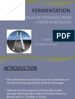 Production of Ethanol From Cheap Substrates: Fermentation