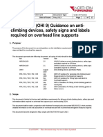 NSP/004/109 (OHI 9) Guidance On Anti-Climbing Devices, Safety Signs and Labels Required On Overhead Line Supports