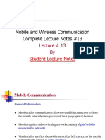 Mobile and Wireless Communication Complete Lecture Notes #13