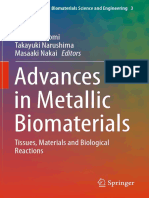 Advances in Metallic Biomaterials