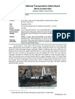 National Transportation Safety Board: Marine Accident Brief